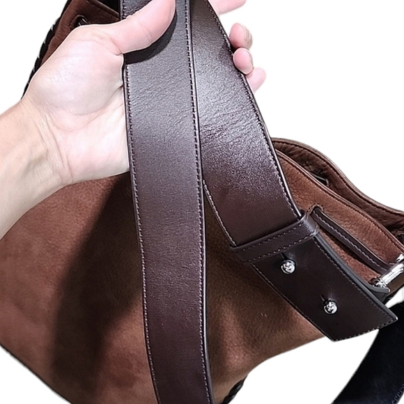 Allsaints Ray Nubuck Bucket Bag - Picture 10 of 13